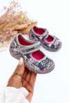 Slippers of the Ballerina Befado Cats 109P261 Gray