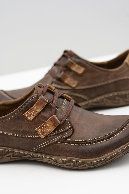 Men's Leather Brown Elton Half Boots