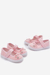 Children's ballet flats with bow pink Amirinas