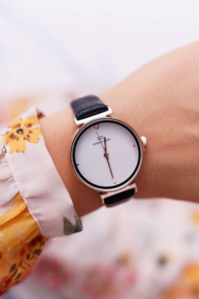 Women's Watch Giorgio & Dario Black White Donara