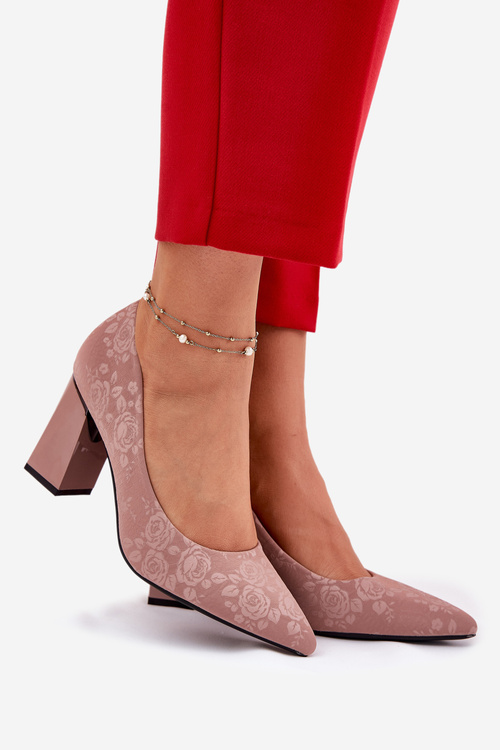 Elegant Heels On A Heel In Pink Vinceza 62223 Pink