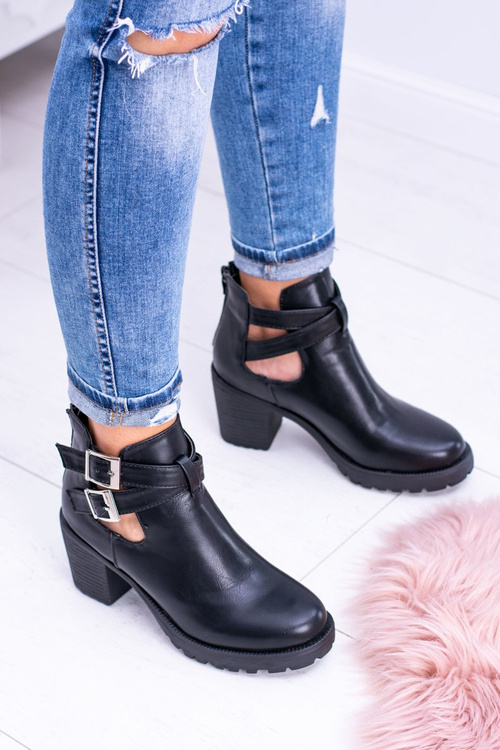 Black Cutout Brooklyn Boots