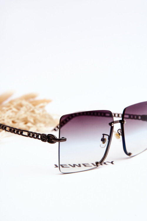 Square Sunglasses Prius V508 Dark silver