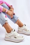 Women's Wedge Sports Shoes Light beige Ruby