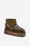 Snow boots on platform D.Franklin DFSH371015 Khaki