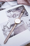 Women's Watch Grey Crystals Maniaq