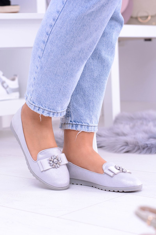 Silver Women's Ballerina Lords Zirconias Rumi