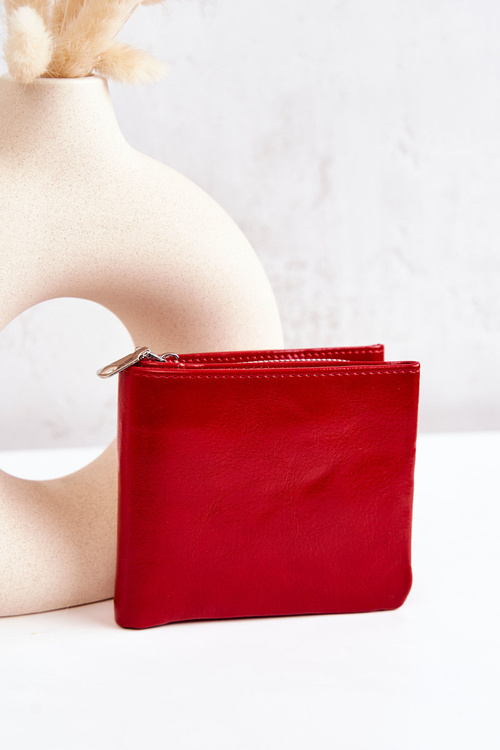 Small Wallet With Magnet Red Damaris 