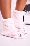 Women's Insulated Home Slippers Light Pink Nyan Cat