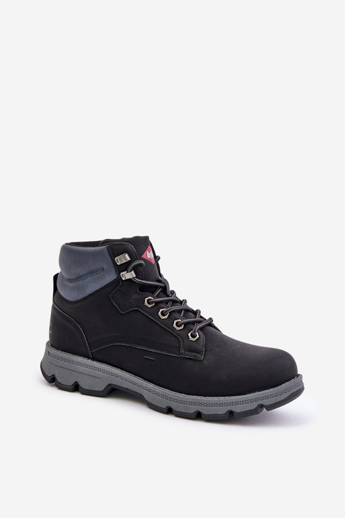 Męskie Trapery Buty Trekkingowe Czarne Lee Cooper LCJ-24-01-2948