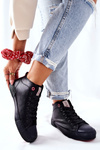 Damskie Wysokie Trampki Cross Jeans II2R4032C Czarne