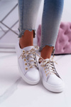 Women's Leather Sneakers White Viss