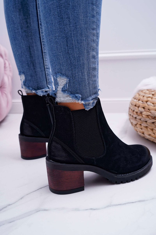 Women's Heeled Boots Sergio Leone Black BT702