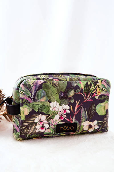 Large Cosmetic Case NOBO L0030-CM08 Black-green