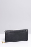 Large Ladies' Black Wallet with Pocket