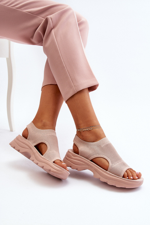 Women's Sport Sandals with Thick Sole Pink Deinaleia
