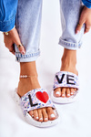 Klapki Gumowe Big Star Love Białe DD274A256 