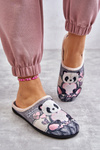 Flip-flops Befado Teddy Panda With Heart 155D209 Grey