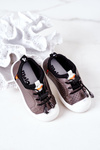 Children's Slip-On Sneakers Silver Playground