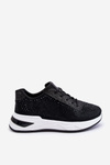 Women's Sneakers With Zircons Black Raiden