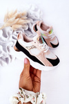 Dziecięce Sportowe Buty Sneakersy Czarno-Różowe Game Time
