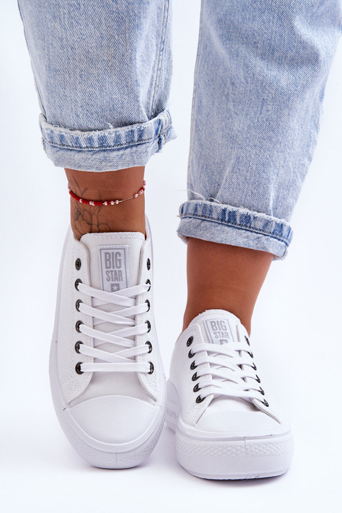 Women's Platform Trainers Big Star LL274A177 White