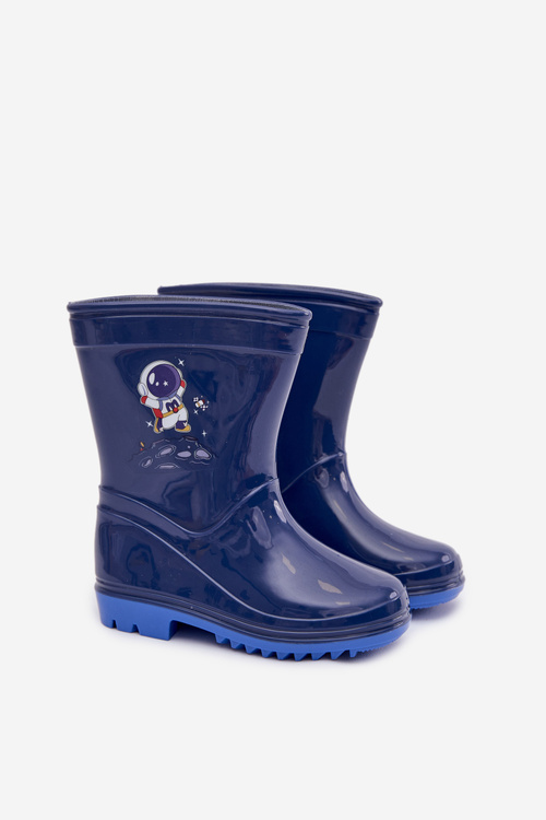 Children's Rubber Boots Navy Esalina
