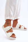 Women's Flat Sandals Big Star LL274A121 White
