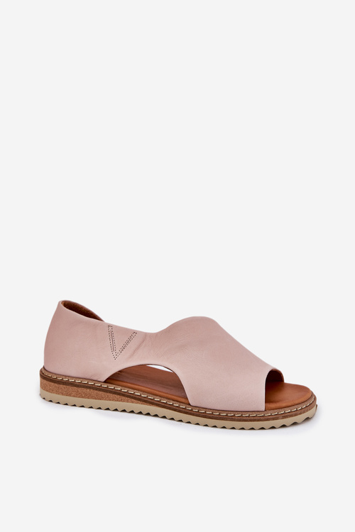 Ladies leather sandals Artiker 46C1018 Light pink