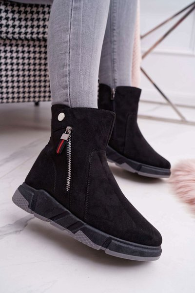 Women's Sports Boots Insulated Black SJ1938 Nefera