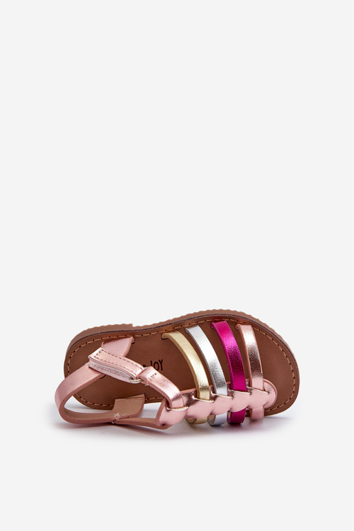 Children's Gladiator Sandals with Velcro in Multicolor Radovia