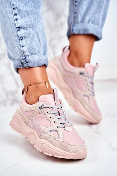 Women's Sport Shoes Sneakers Big Star GG274655 Pink