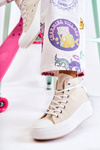 Women's High-top Sneakers Beige Carlyn