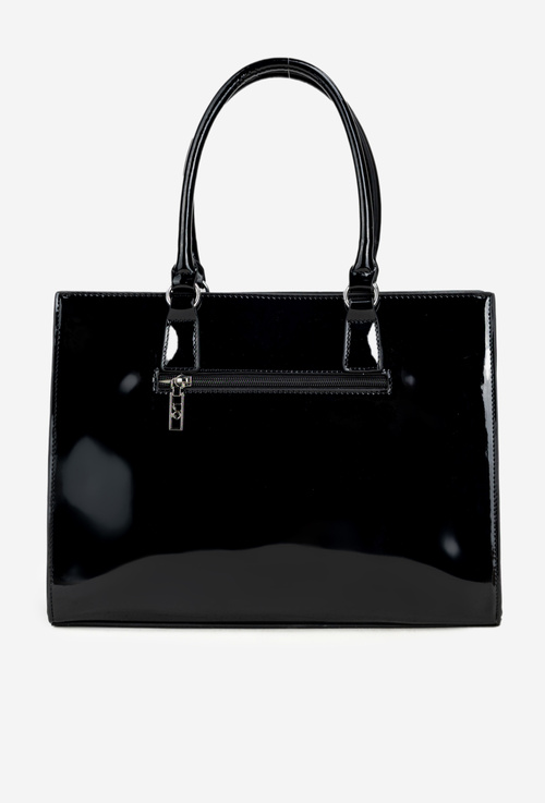 Torebka Z Ozdobnym Tłoczeniem Czarna NOBO BAG6150-M20