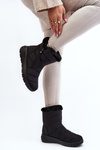Warm Wedge Snow Boots Black Calena