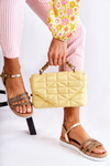 Women's Sandals With Cubic Zirconia Gold Sorrita