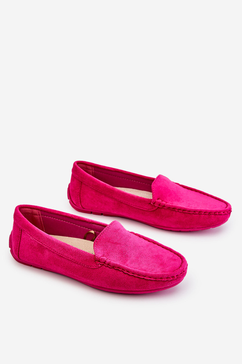 Women’s Loafers Suede Fuchsia Morreno