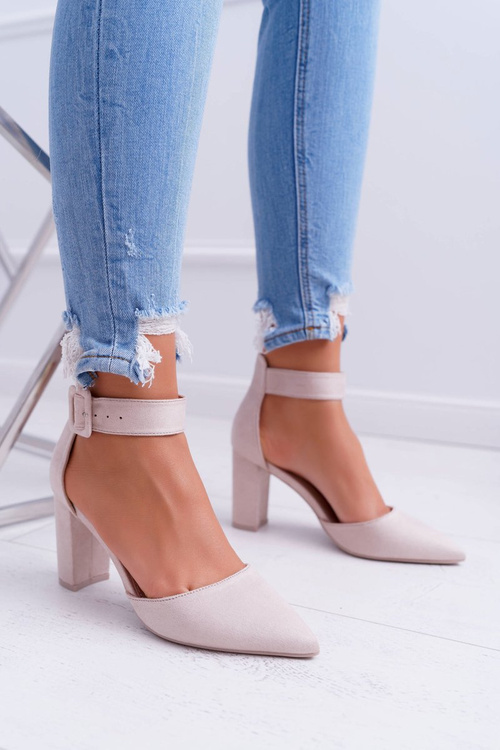 Women's Stiletto pumps Beige Domine