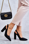 High Heels Pointed Toe Pumps Black Alanza