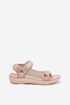 Ladies Fabric Sandals With Velcro Lee Cooper LCW-25-34-3560 Beige