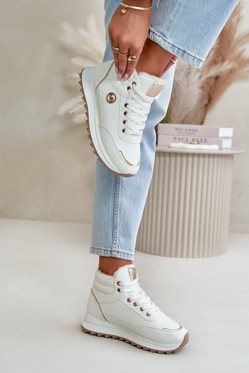 Boots Women's Sports Shoes Insulated On Platform White Ariatte