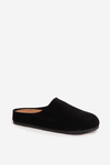 Women's slippers on platform black Sylviane