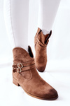 Women's Suede Boots Warmed Beige Castlerock