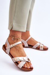 Flat Sandals S.Barski KV-5541-35 Nude