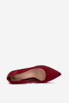 Suede Pumps on Block Heel Sergio Leone PB216 Brodowe