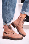 Women's Insulated Workers Boots Pink Timber