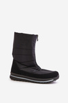 Women's Snow Boots With Zipper PROGJ-22-130 Black