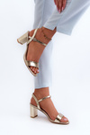 Golden Glindra High Heel Sandals