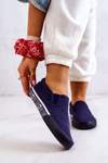 Tenisówki Slip-on Big Star Granatowe HH274011
