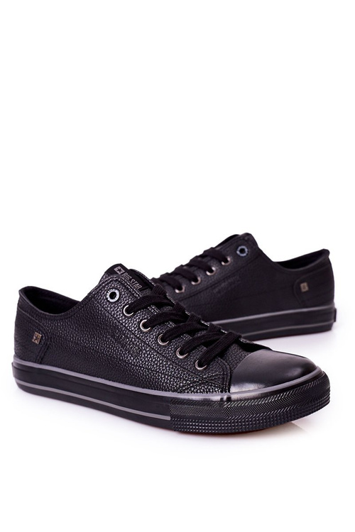 Men's Leather Sneakers Big Star II174002 Black